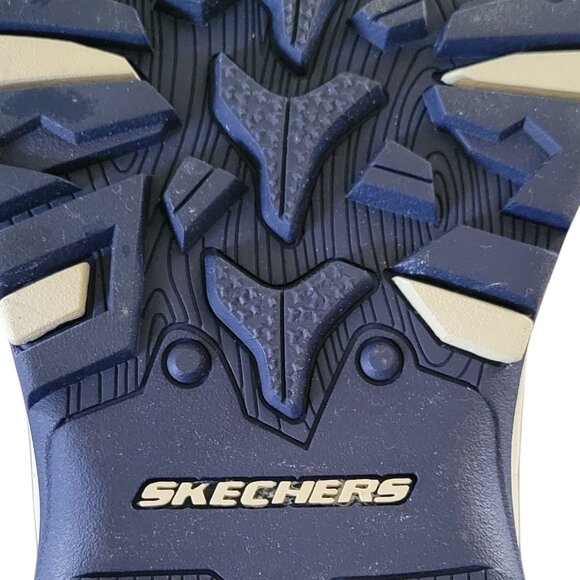 Skechers Blue Suede Trego El Capitan Hiking Boot Waterproof 158254 Size 9 - Picture 15 of 16